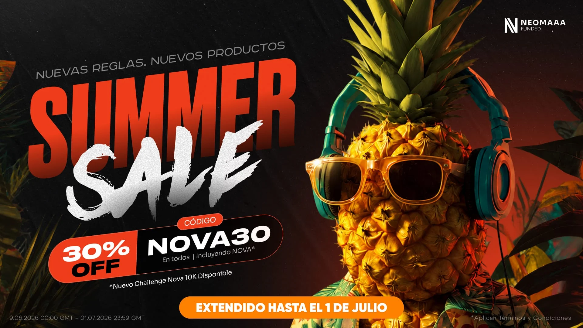☀️ Summer Sale Extendido — 30% Off en Todo